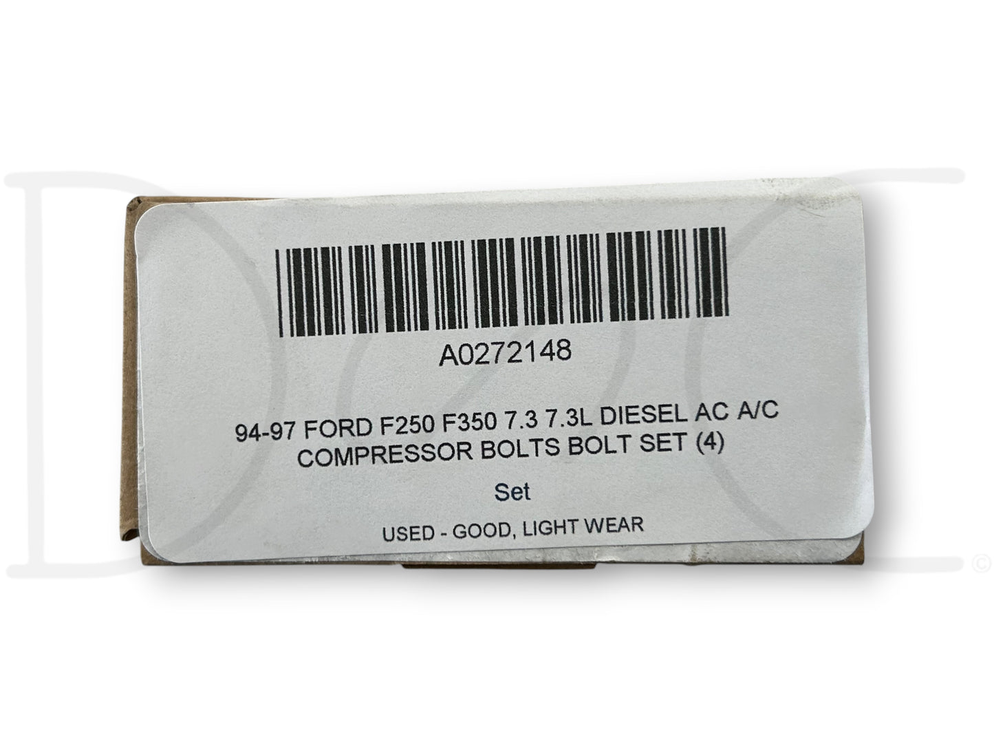 94-97 Ford F250 F350 7.3 7.3L Diesel Ac A/C Compressor Bolts Bolt Set (4)