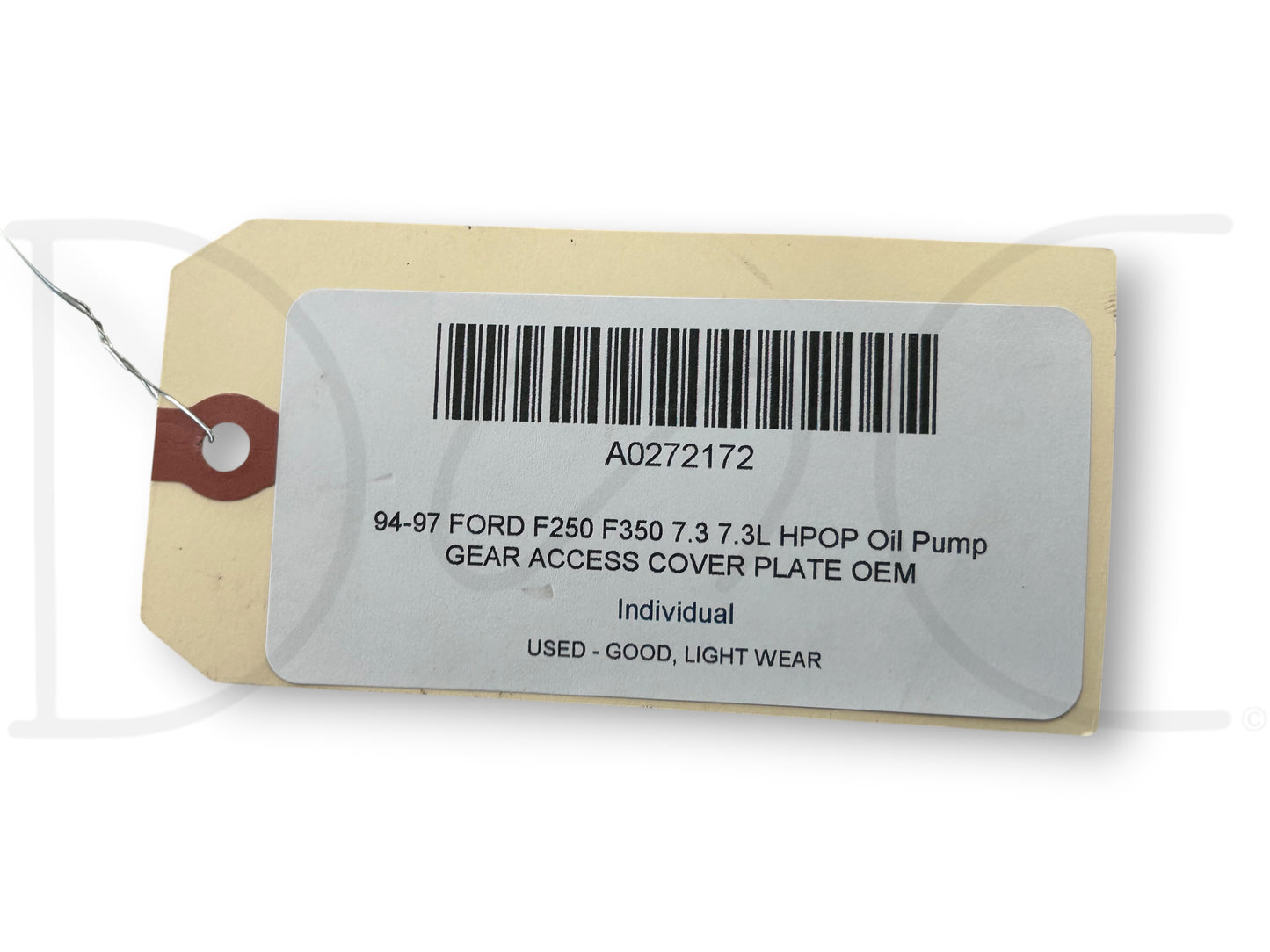 94-97 Ford F250 F350 7.3 7.3L HPOP Oil Pump Gear Access Cover Plate OEM