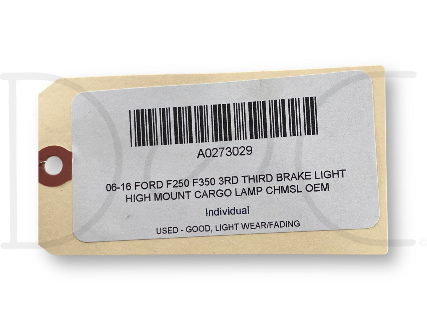 06-16 Ford F250 F350 3Rd Third Brake Light High Mount Cargo Lamp CHMSL OEM