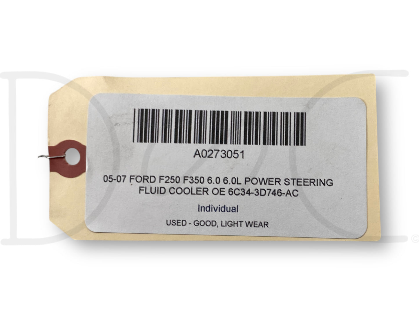 05-07 Ford F250 F350 6.0 6.0L Power Steering Fluid Cooler OE 6C34-3D746-AC