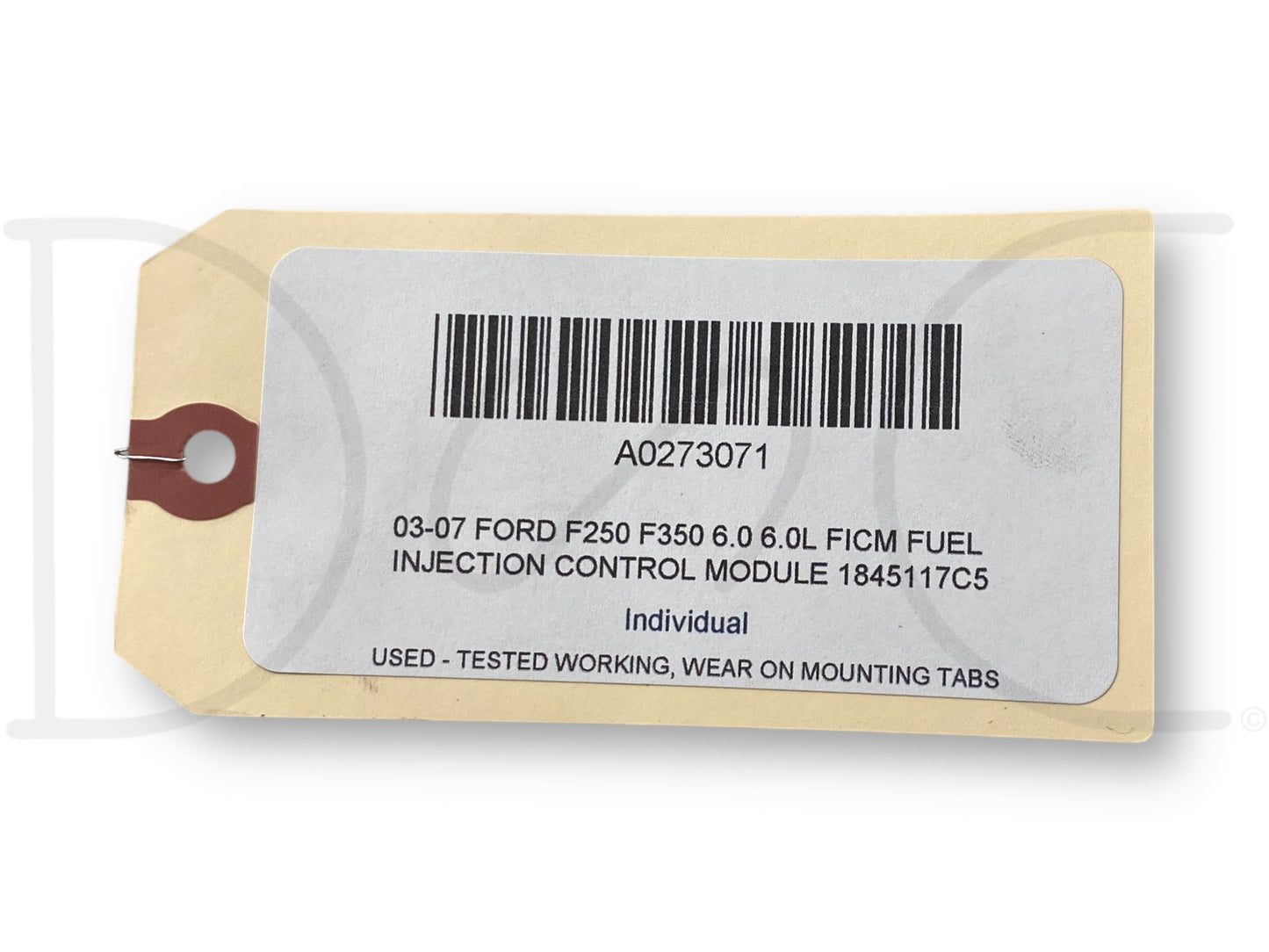 03-07 Ford F250 F350 6.0 6.0L FICM Fuel Injection Control Module 1845117C5