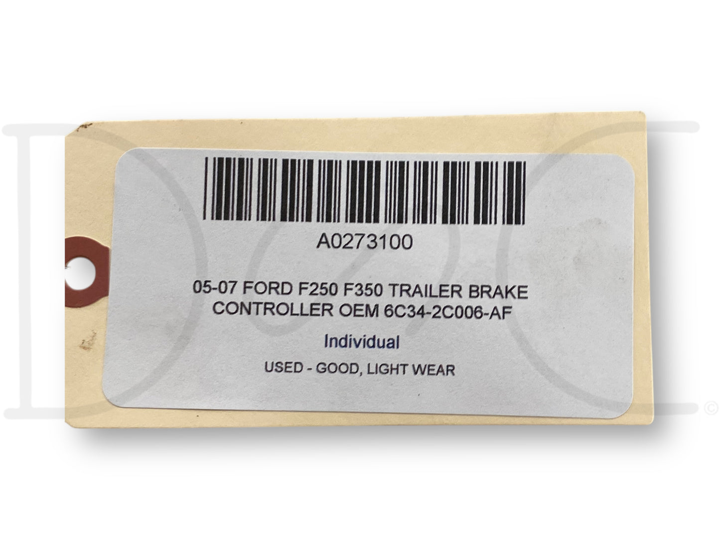 05-07 Ford F250 F350 Trailer Brake Controller OEM 6C34-2C006-Af