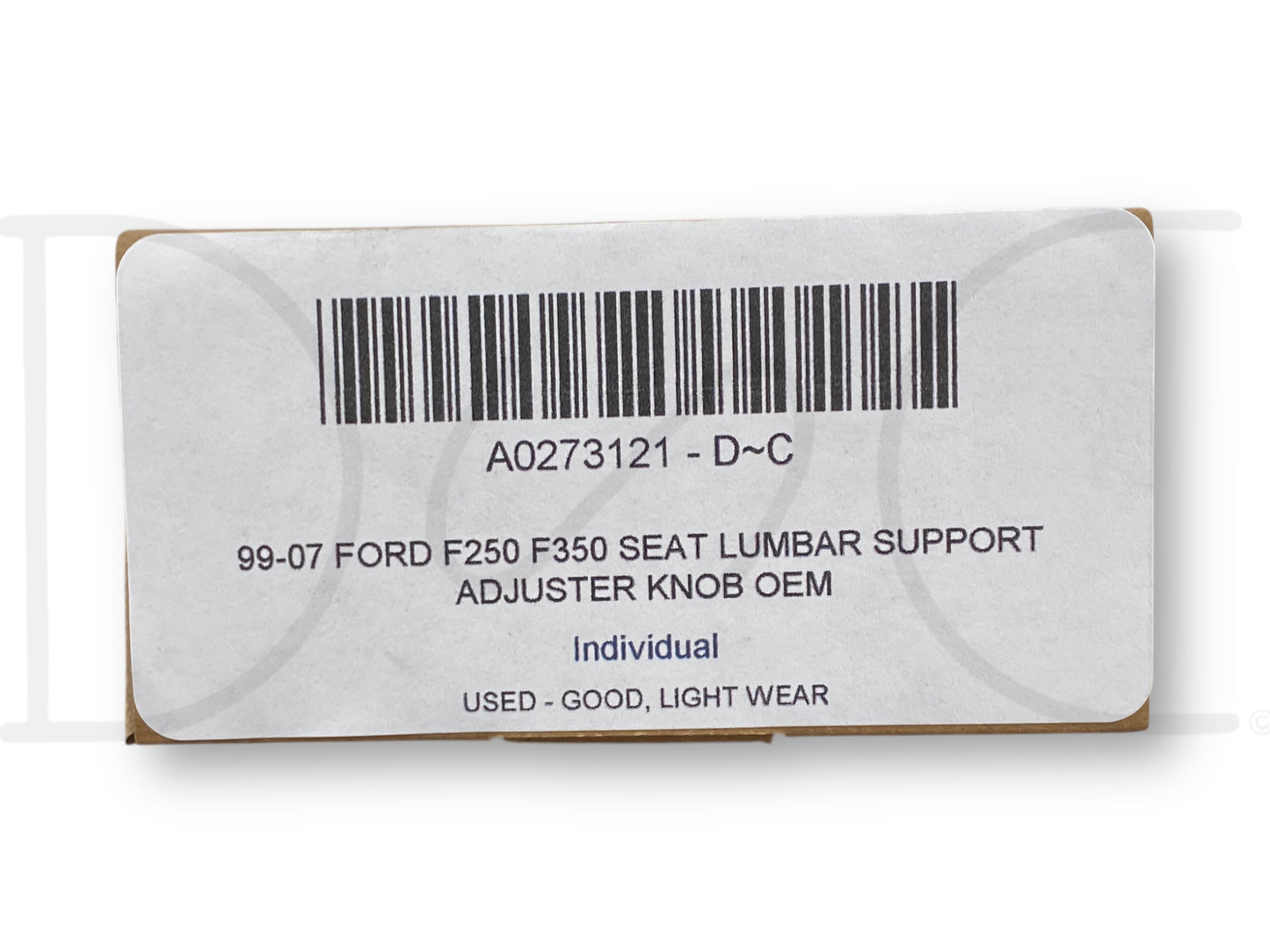 99-07 Ford F250 F350 Seat Lumbar Support Adjuster Knob OEM