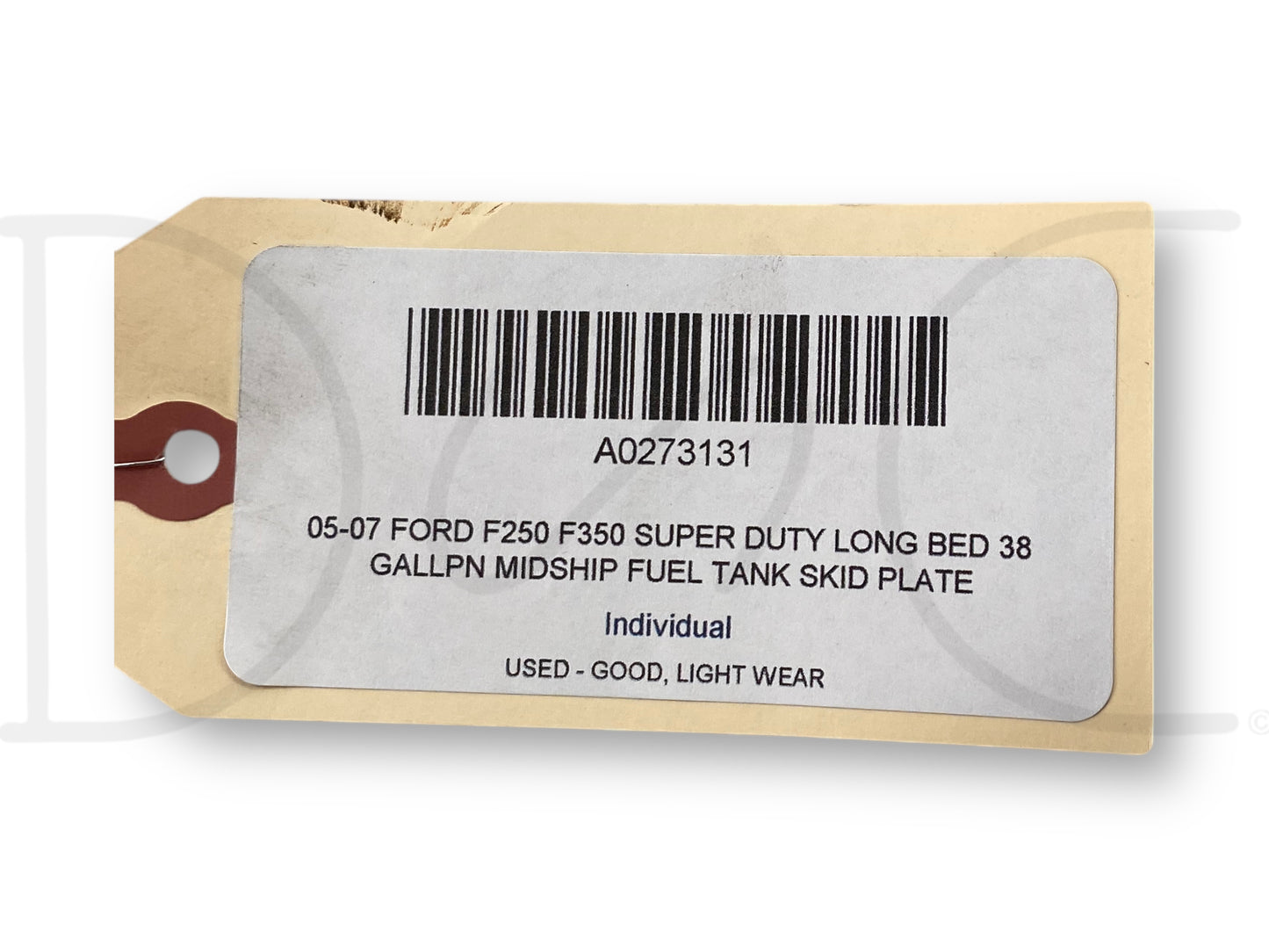 05-07 Ford F250 F350 Super Duty Long Bed 38 Gallon Midship Fuel Tank Skid Plate