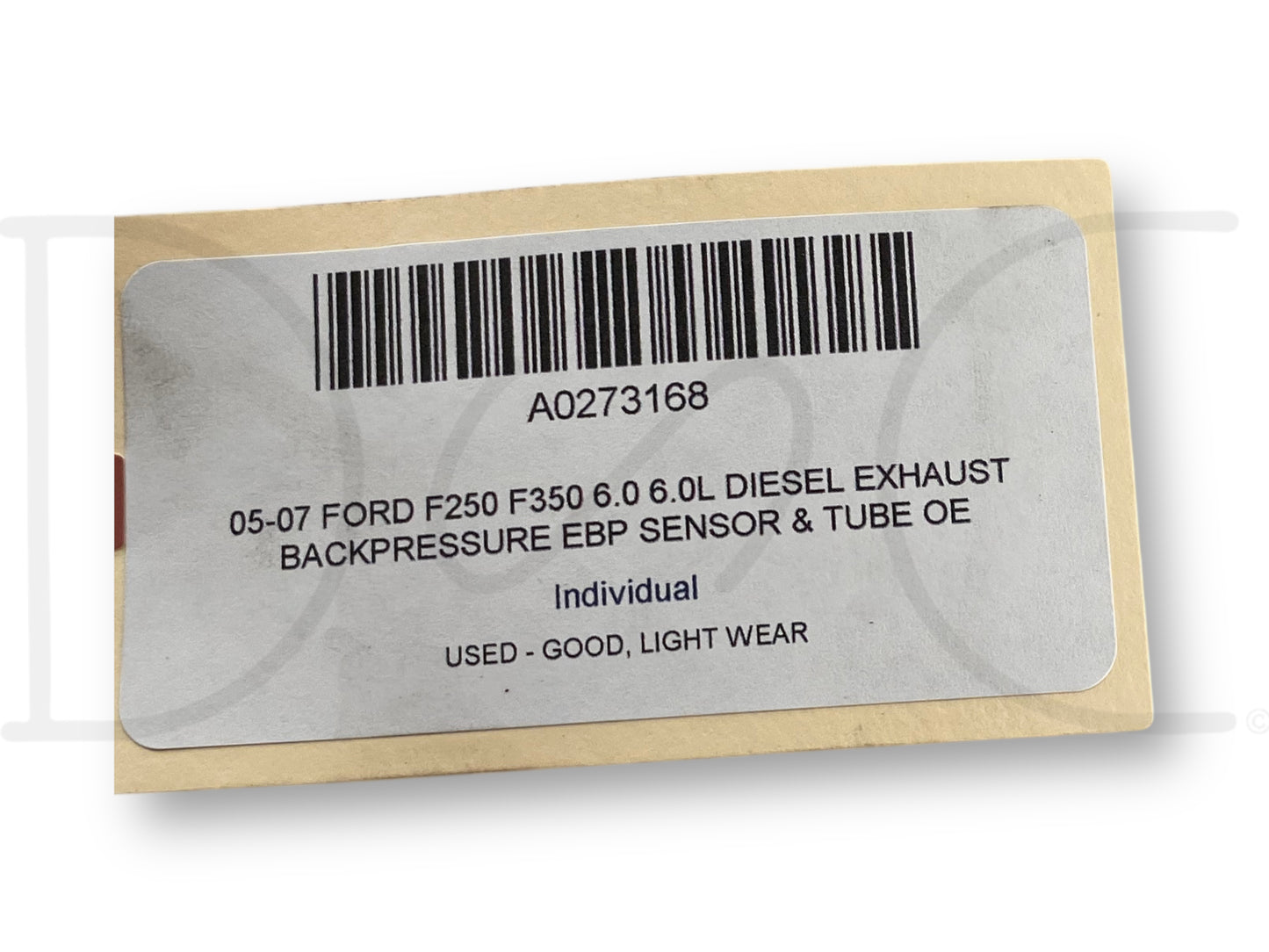 05-07 Ford F250 F350 6.0 6.0L Diesel Exhaust Backpressure EBP Sensor & Tube OE