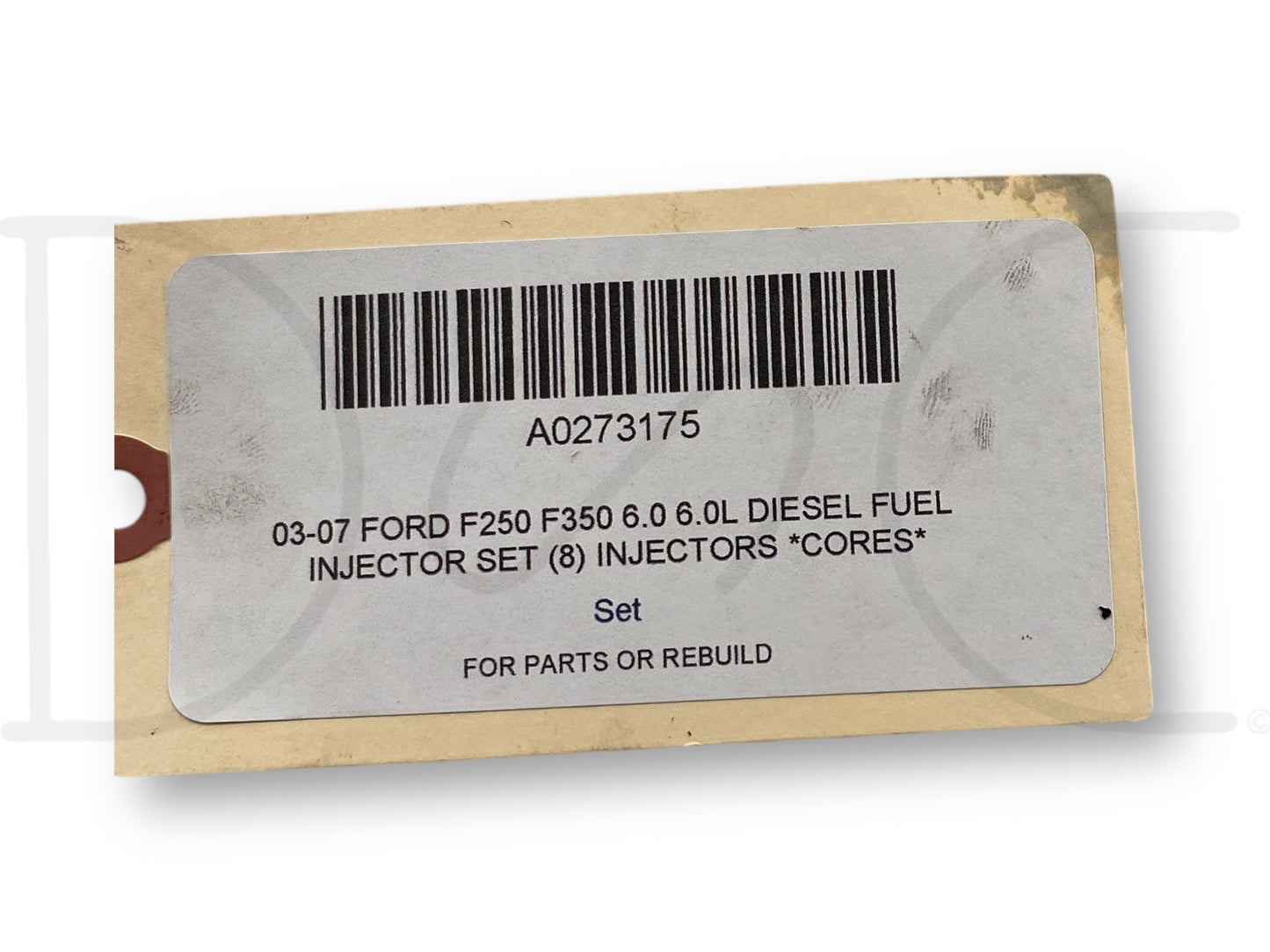 03-07 Ford F250 F350 6.0 6.0L Diesel Fuel Injector Set (8) Injectors *Cores*