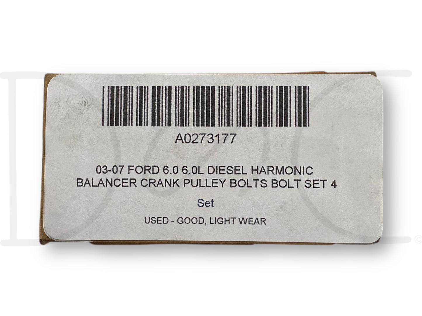 03-07 Ford 6.0 6.0L Diesel Harmonic Balancer Crank Pulley Bolts Bolt Set 4