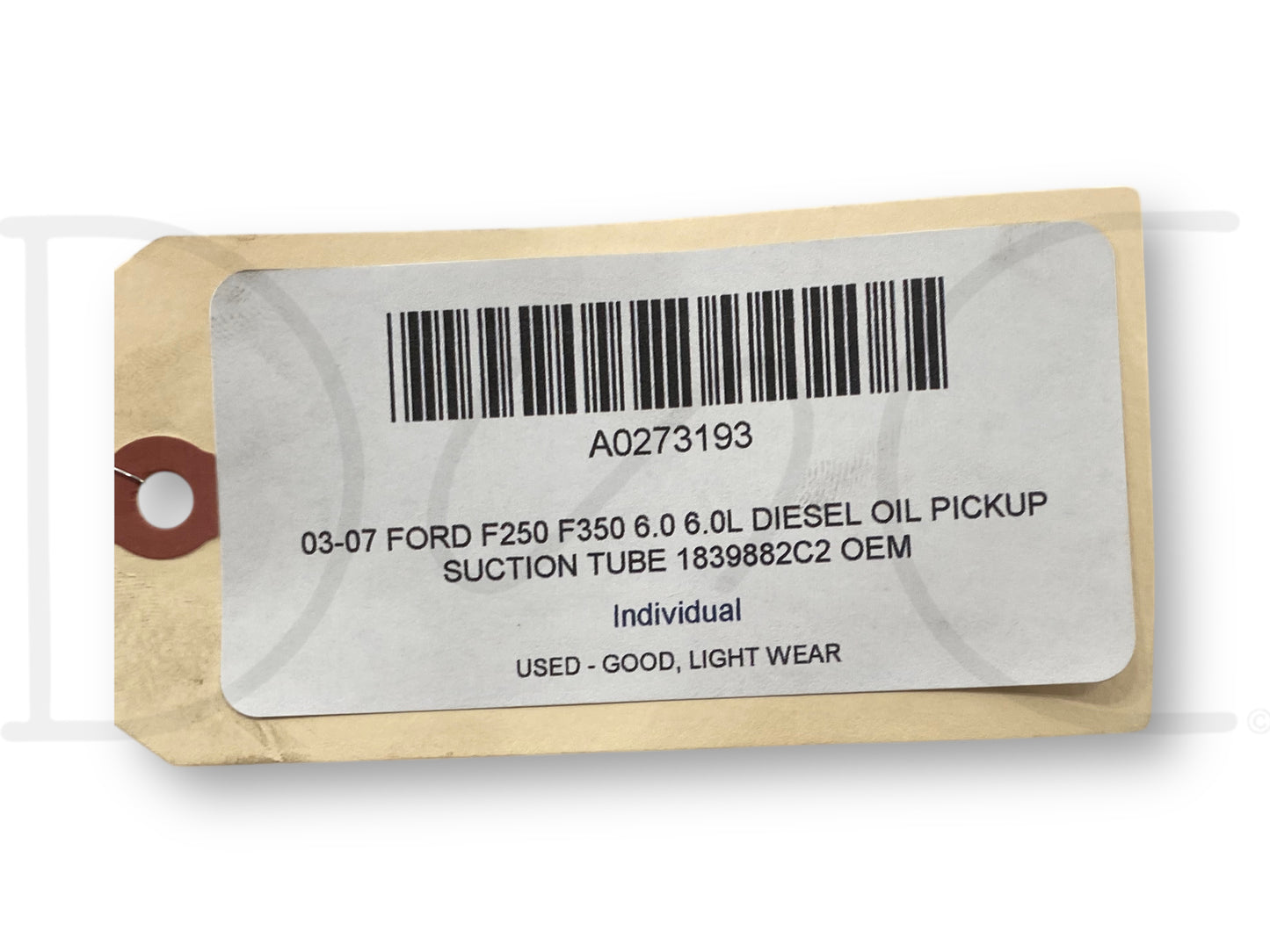 03-07 Ford F250 F350 6.0 6.0L Diesel Oil Pickup Suction Tube 1839882C2 OEM