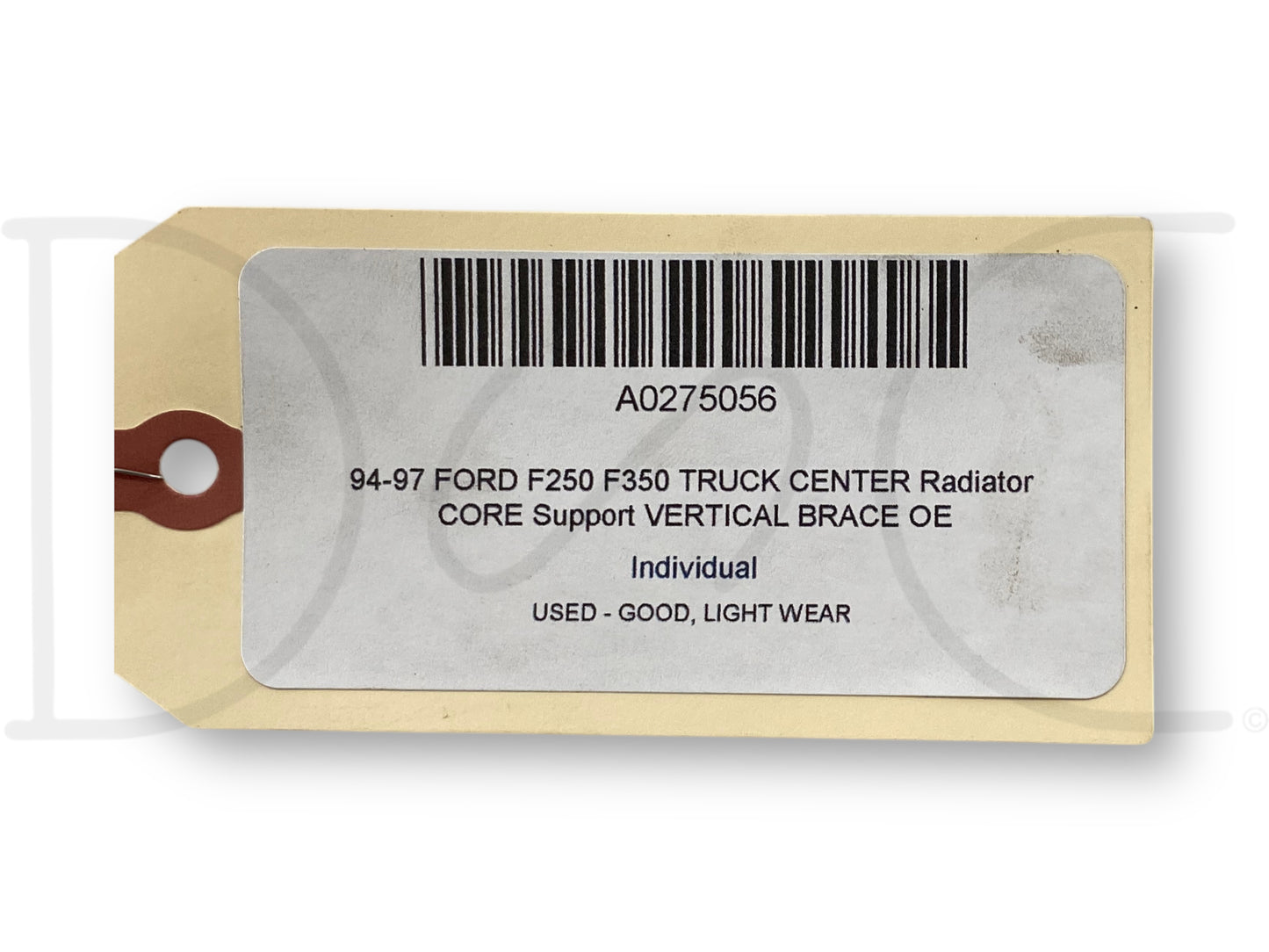 94-97 Ford F250 F350 Truck Center Radiator Core Support Vertical Brace OE