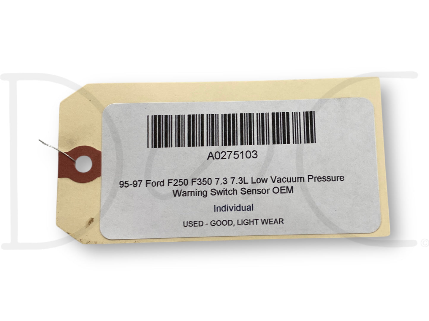 95-97 Ford F250 F350 7.3 7.3L Low Vacuum Pressure Warning Switch Sensor OEM