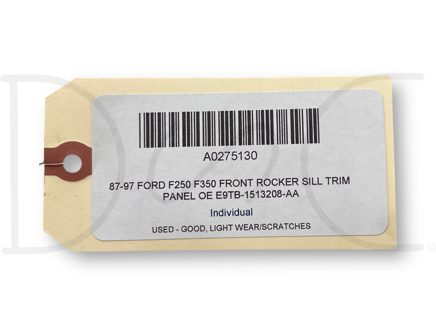 87-97 Ford F250 F350 Front Rocker Sill Trim Panel OE E9Tb-1513208-Aa