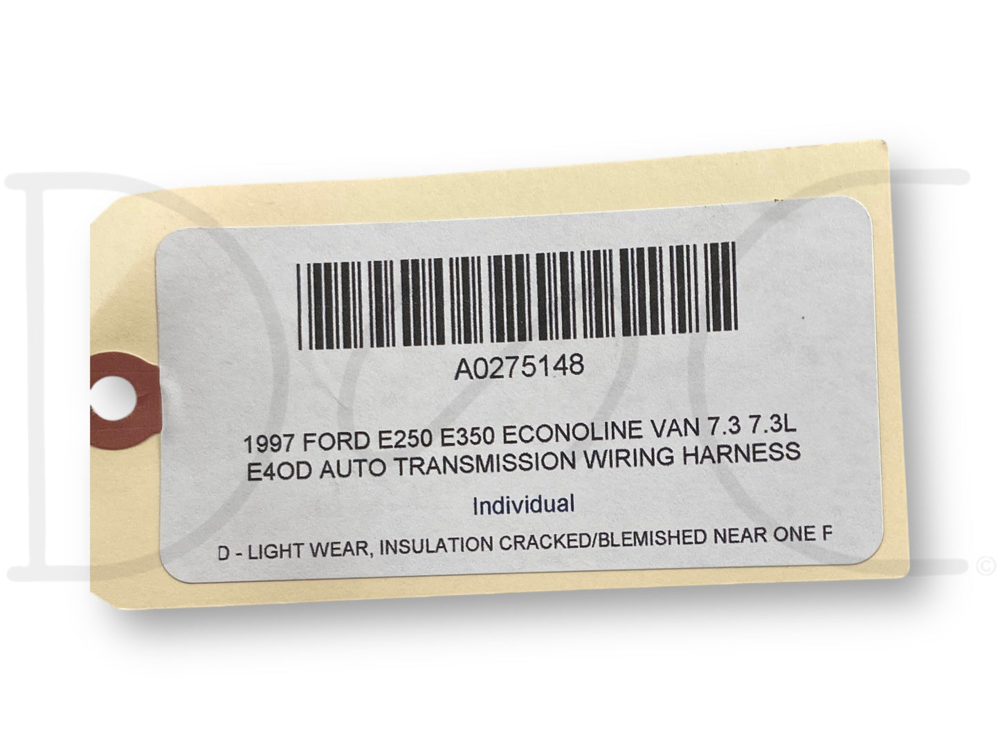 1997 Ford E250 E350 Econoline Van 7.3 7.3L E4OD Auto Transmission Wiring Harness