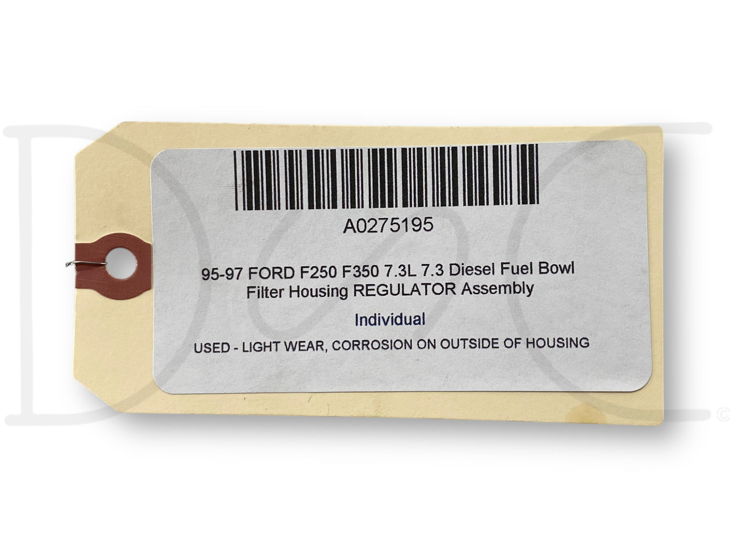 95-97 Ford F250 F350 7.3L 7.3 Diesel Fuel Bowl Filter Housing Regulator Assembly