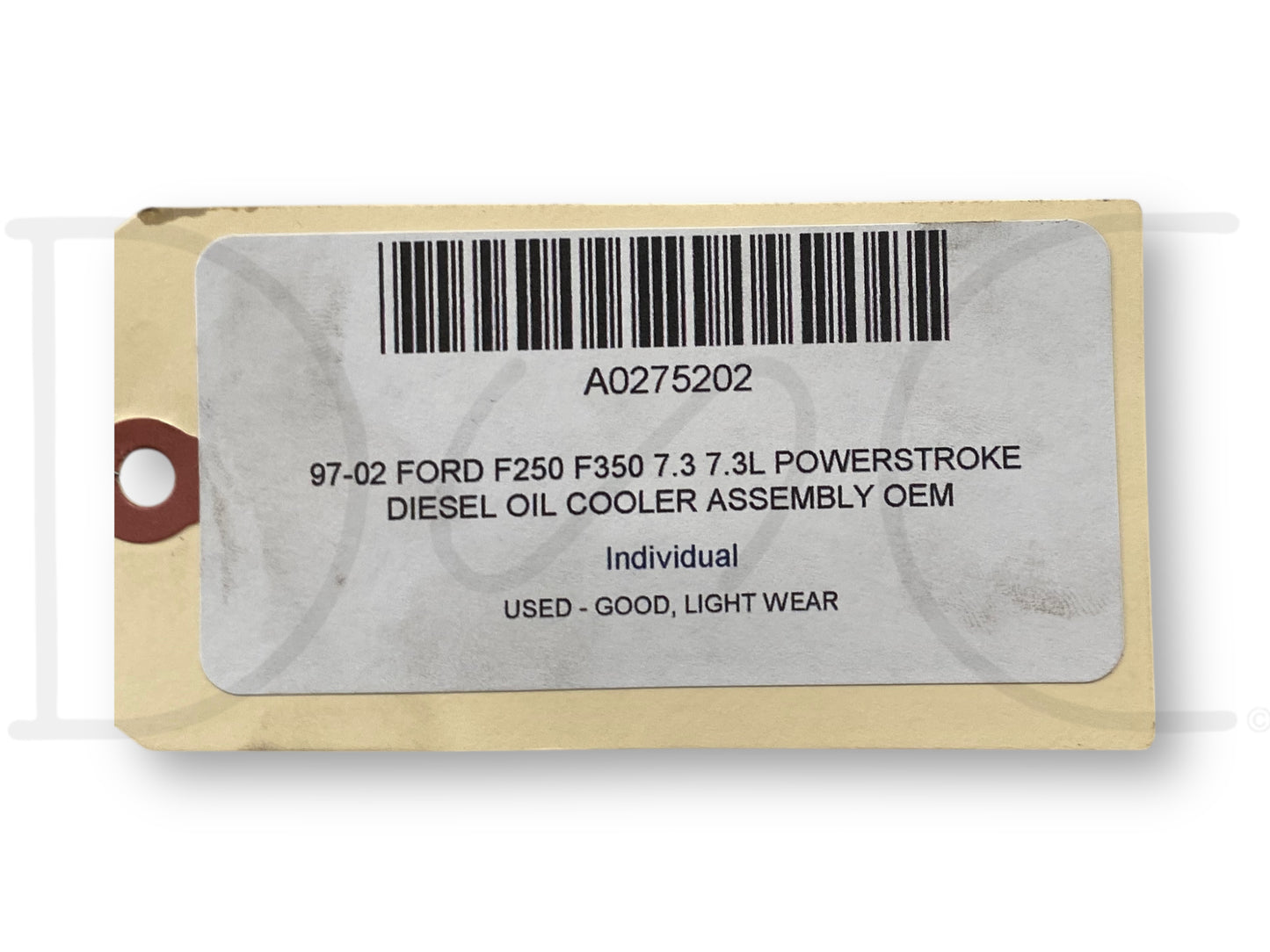 97-02 Ford F250 F350 7.3 7.3L Powerstroke Diesel Oil Cooler Assembly OEM