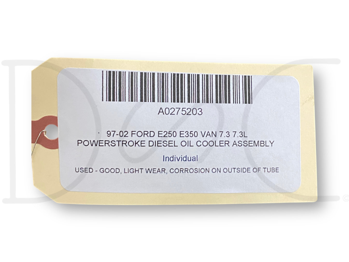 97-02 Ford E250 E350 Van 7.3 7.3L Powerstroke Diesel Oil Cooler Assembly OEM
