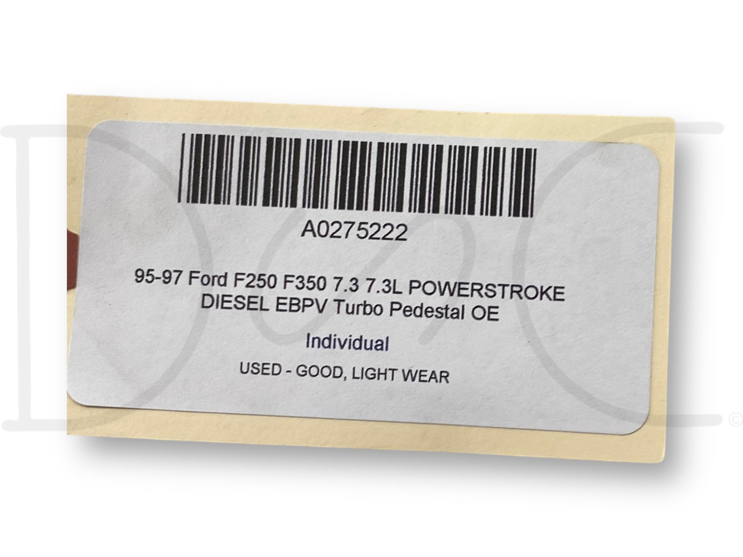 95-97 Ford F250 F350 7.3 7.3L Powerstroke Diesel EBPV Turbo Pedestal OE