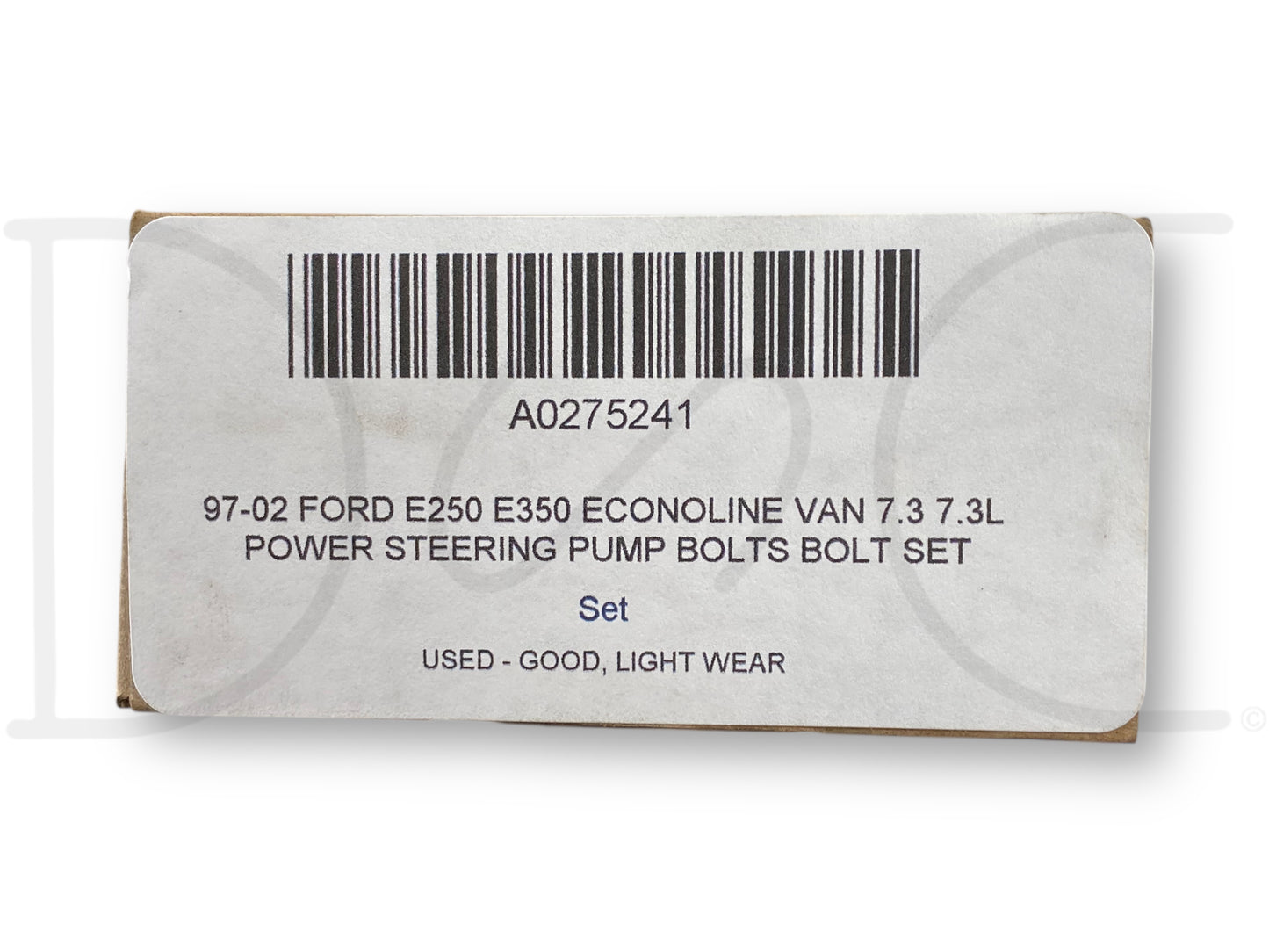 97-02 Ford E250 E350 Econoline Van 7.3 7.3L Power Steering Pump Bolts Bolt Set