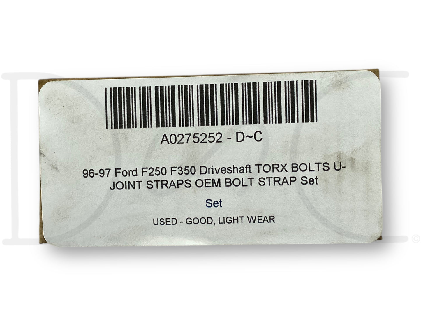 96-97 Ford F250 F350 Driveshaft Torx Bolts U-Joint Straps OEM Bolt Strap Set