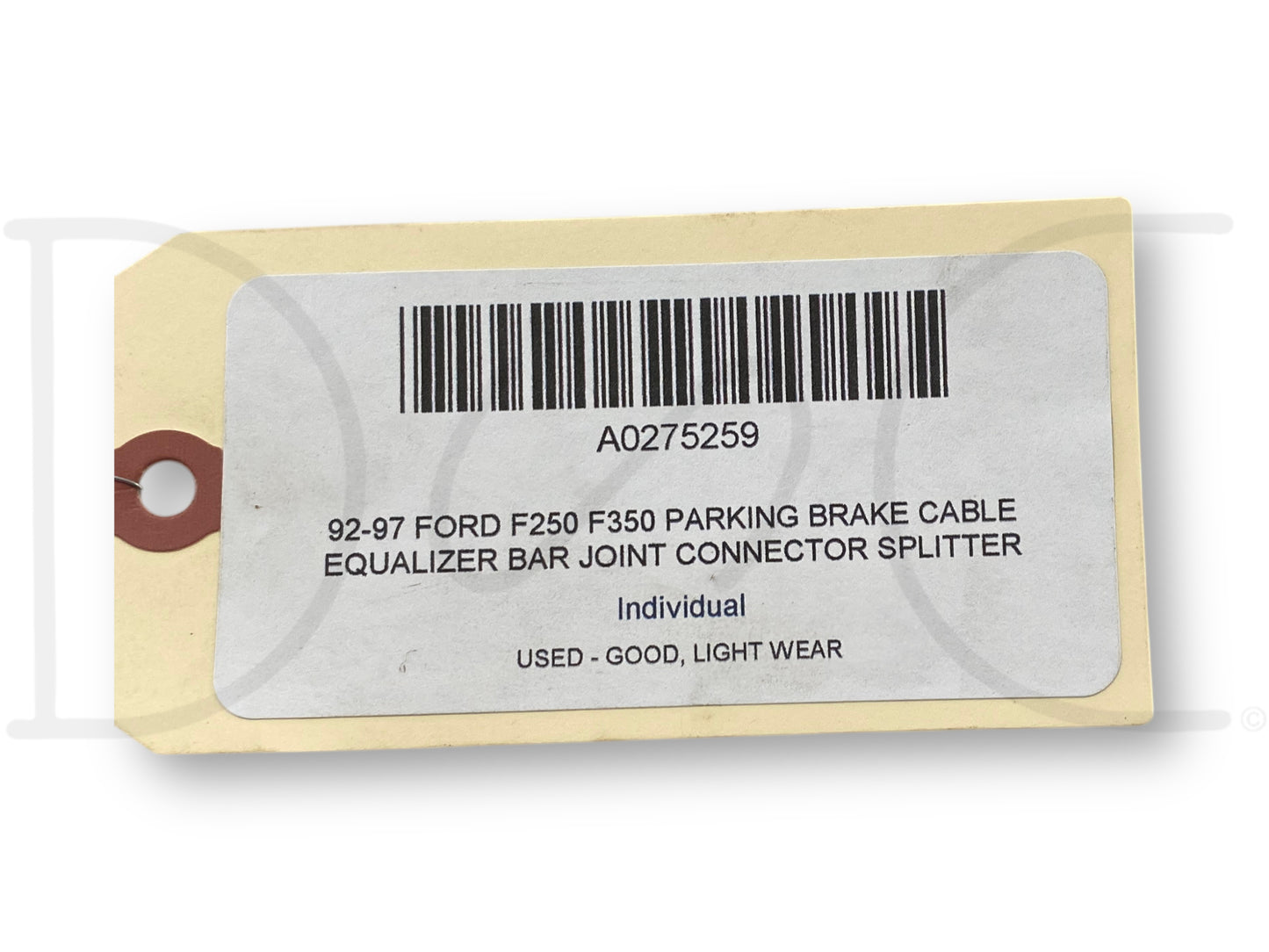 92-97 Ford F250 F350 Parking Brake Cable Equalizer Bar Joint Connector Splitter
