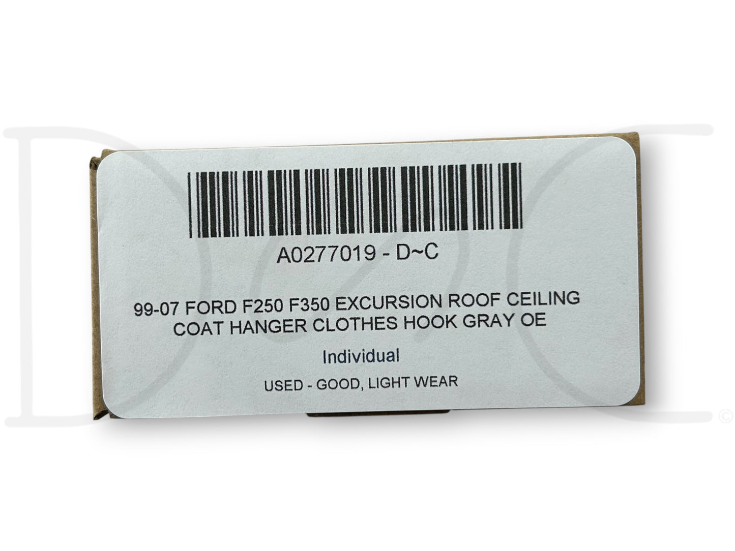99-07 Ford F250 F350 Excursion Roof Ceiling Coat Hanger Clothes Hook Gray OE