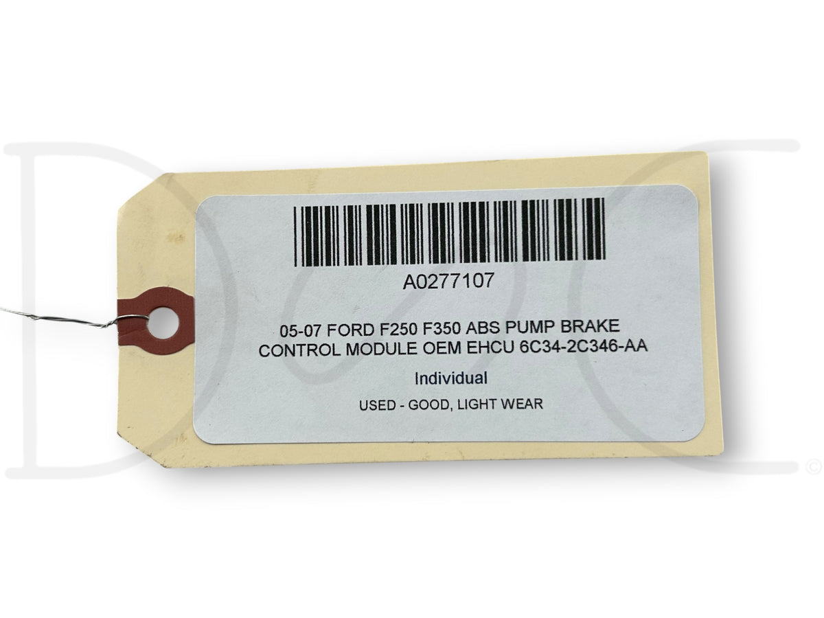 05-07 Ford F250 F350 ABS Pump Brake Control Module OEM EHCU 6C34-2C346-Aa