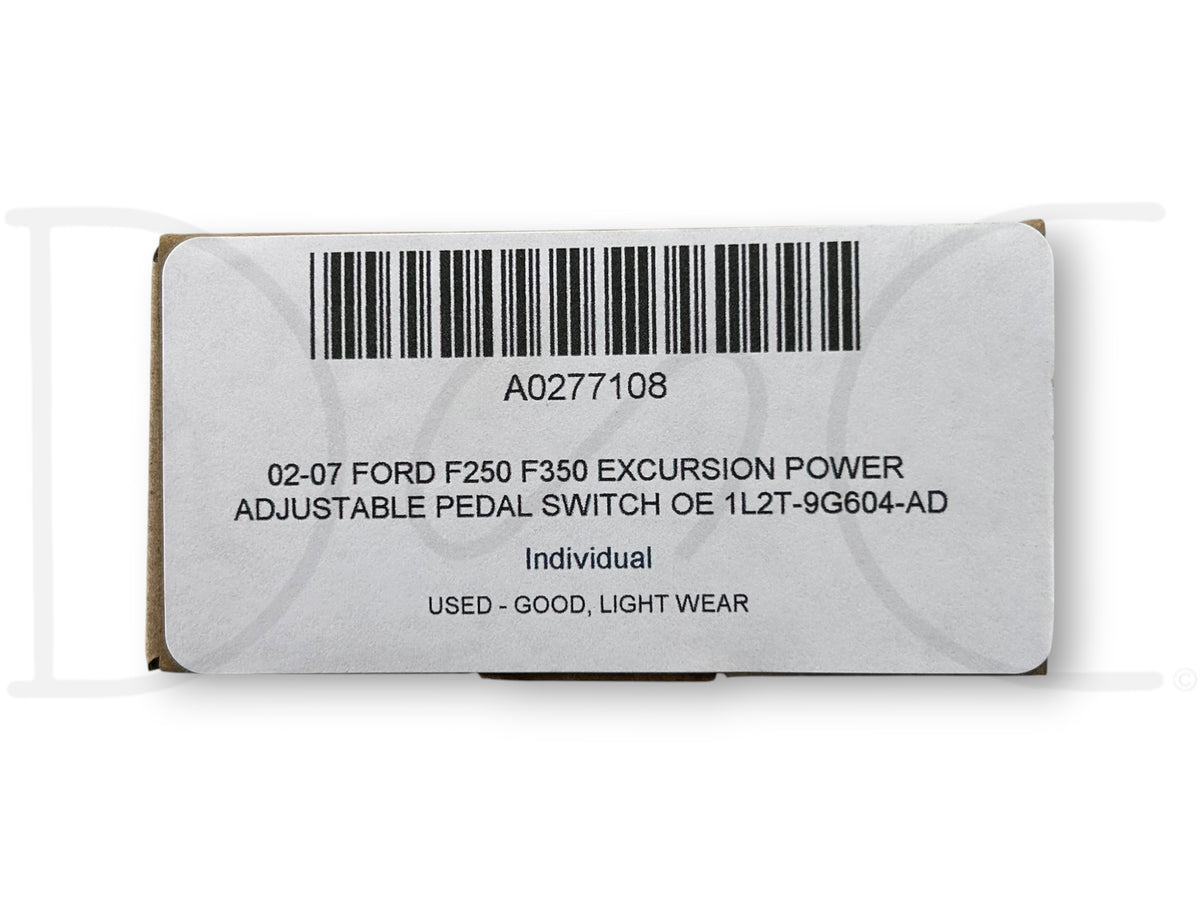 02-07 Ford F250 F350 Excursion Power Adjustable Pedal Switch OE 1L2T-9G604-Ad
