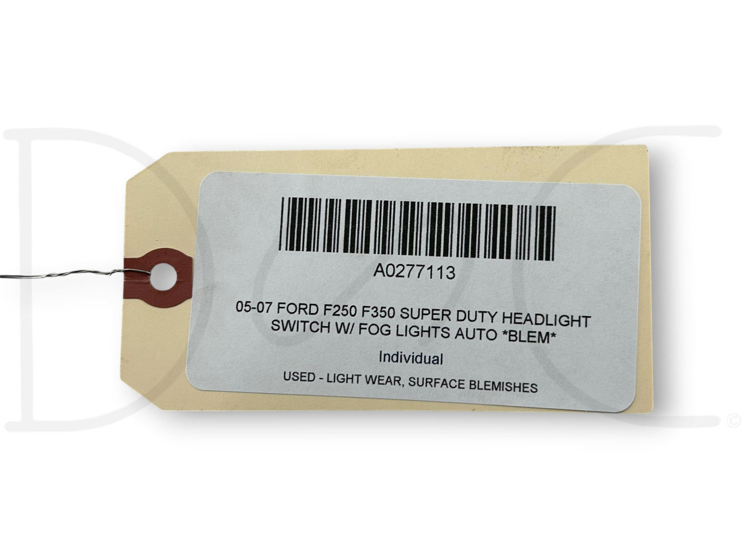 05-07 Ford F250 F350 Super Duty Headlight Switch W/ Fog Lights Auto *Blem*