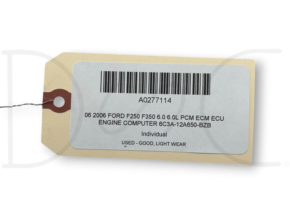 06 2006 Ford F250 F350 6.0 6.0L PCM ECM ECU Engine Computer 6C3A-12A650-Bzb