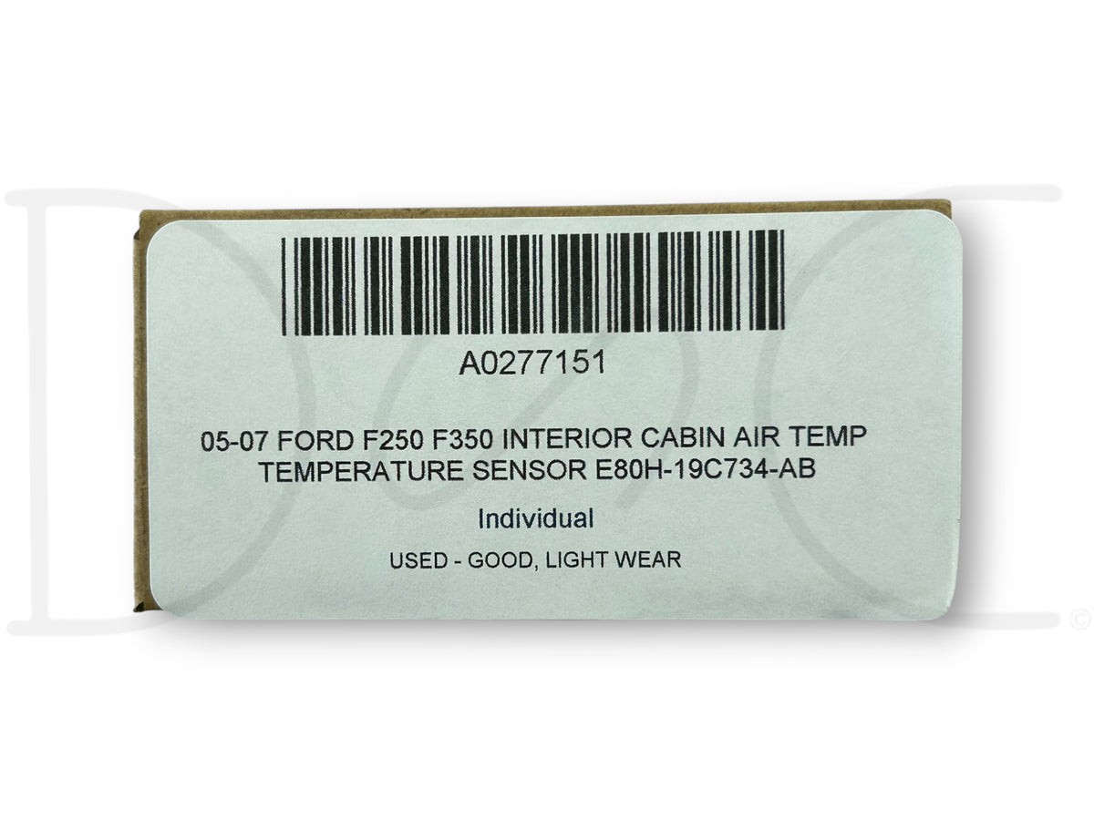 05-07 Ford F250 F350 Interior Cabin Air Temp Temperature Sensor E80H-19C734-AB