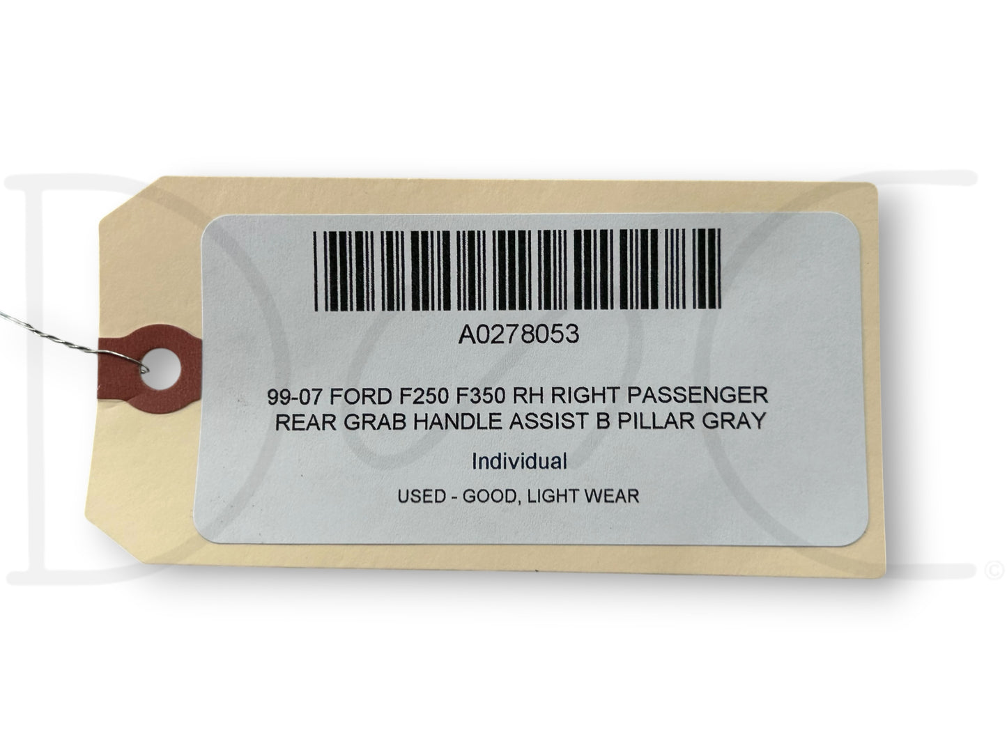 99-07 Ford F250 F350 RH Right Passenger Rear Grab Handle Assist B Pillar Gray