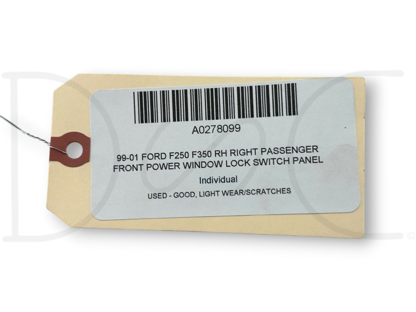 99-01 Ford F250 F350 RH Right Passenger Front Power Window Lock Switch Panel OE