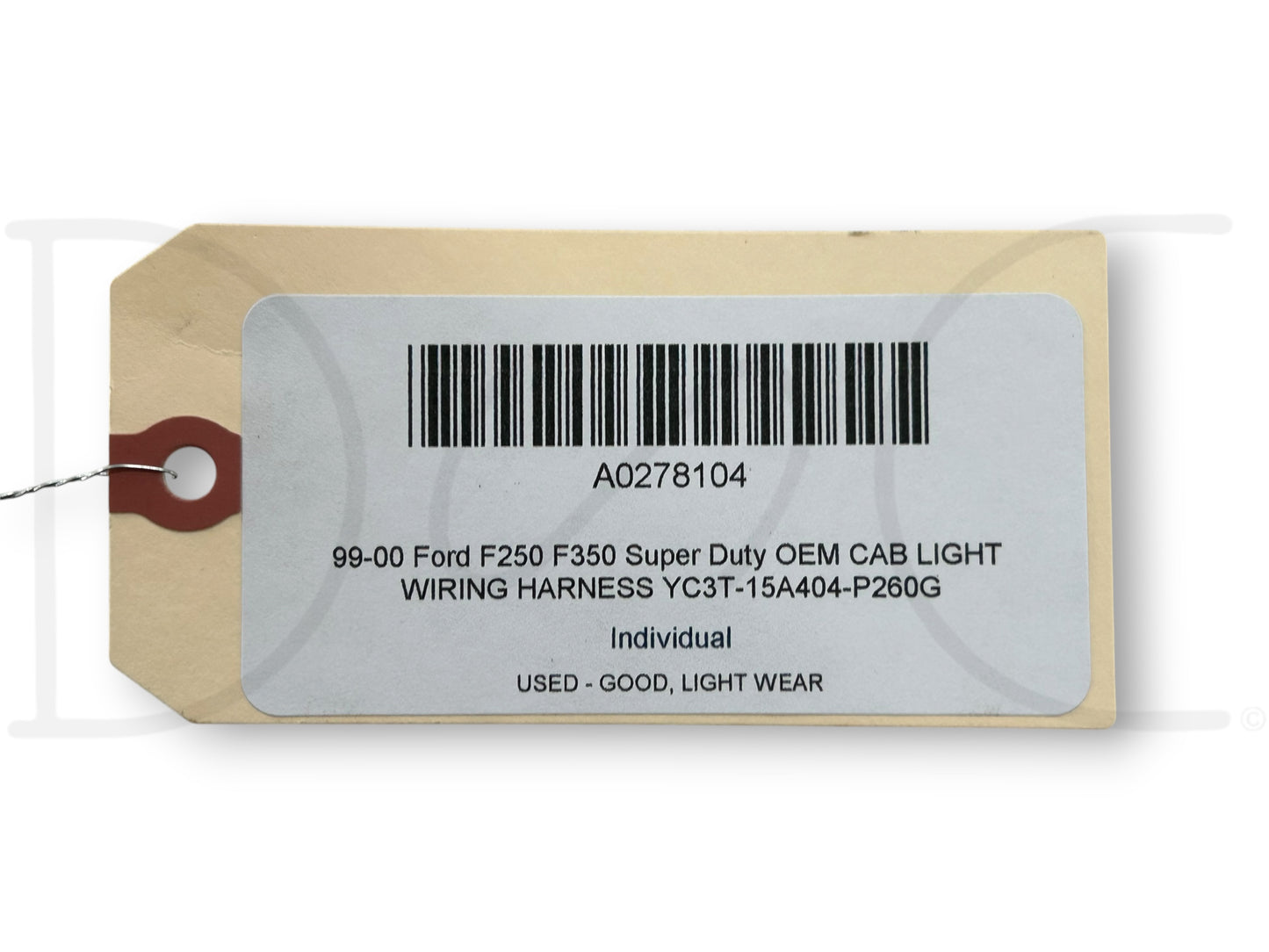 99-00 Ford F250 F350 Super Duty OEM Cab Light Wiring Harness YC3T-15A404-P260G