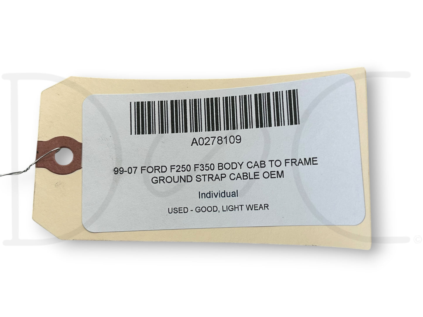 99-07 Ford F250 F350 Body Cab To Frame Ground Strap Cable OEM