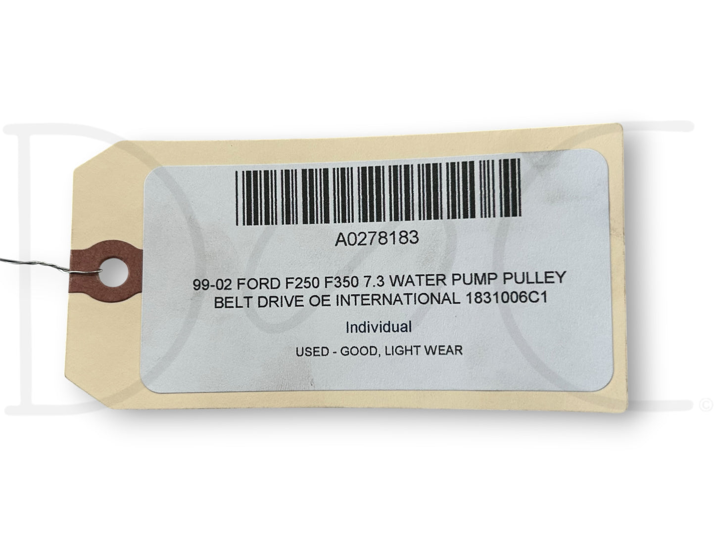99-02 Ford F250 F350 7.3 Water Pump Pulley Belt Drive OE International 1831006C1