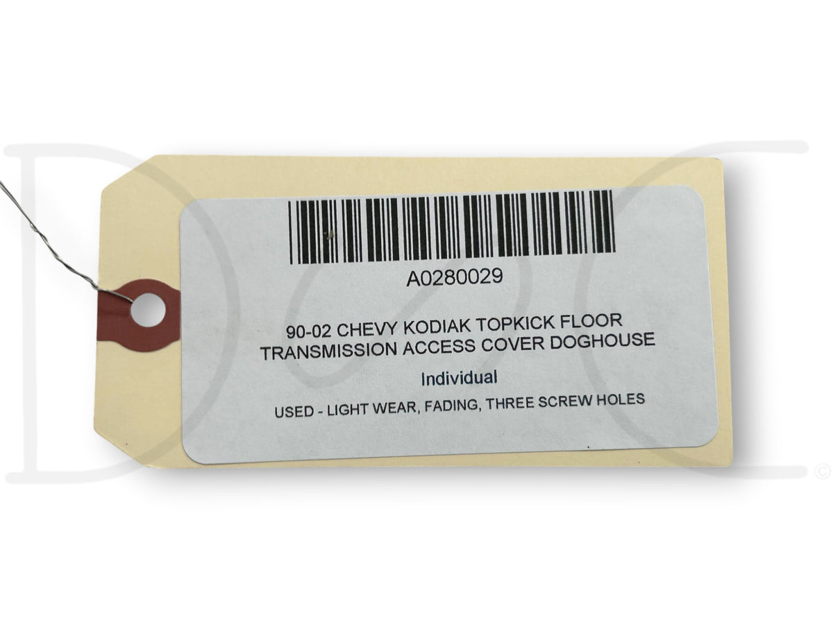 90-02 Chevy Kodiak Topkick Floor Transmission Access Cover Doghouse