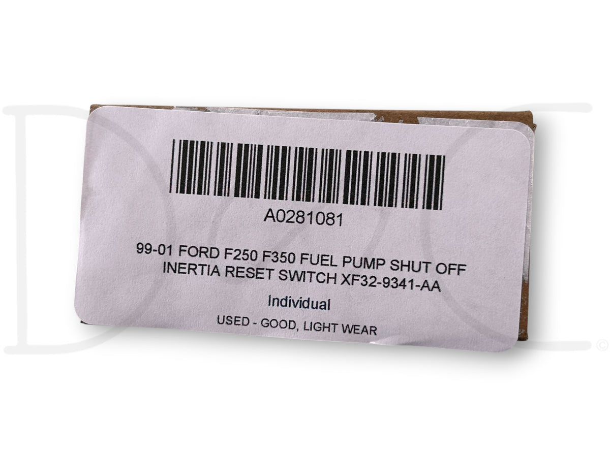 99-01 Ford F250 F350 Fuel Pump Shut Off Inertia Reset Switch Xf32-9341-Aa