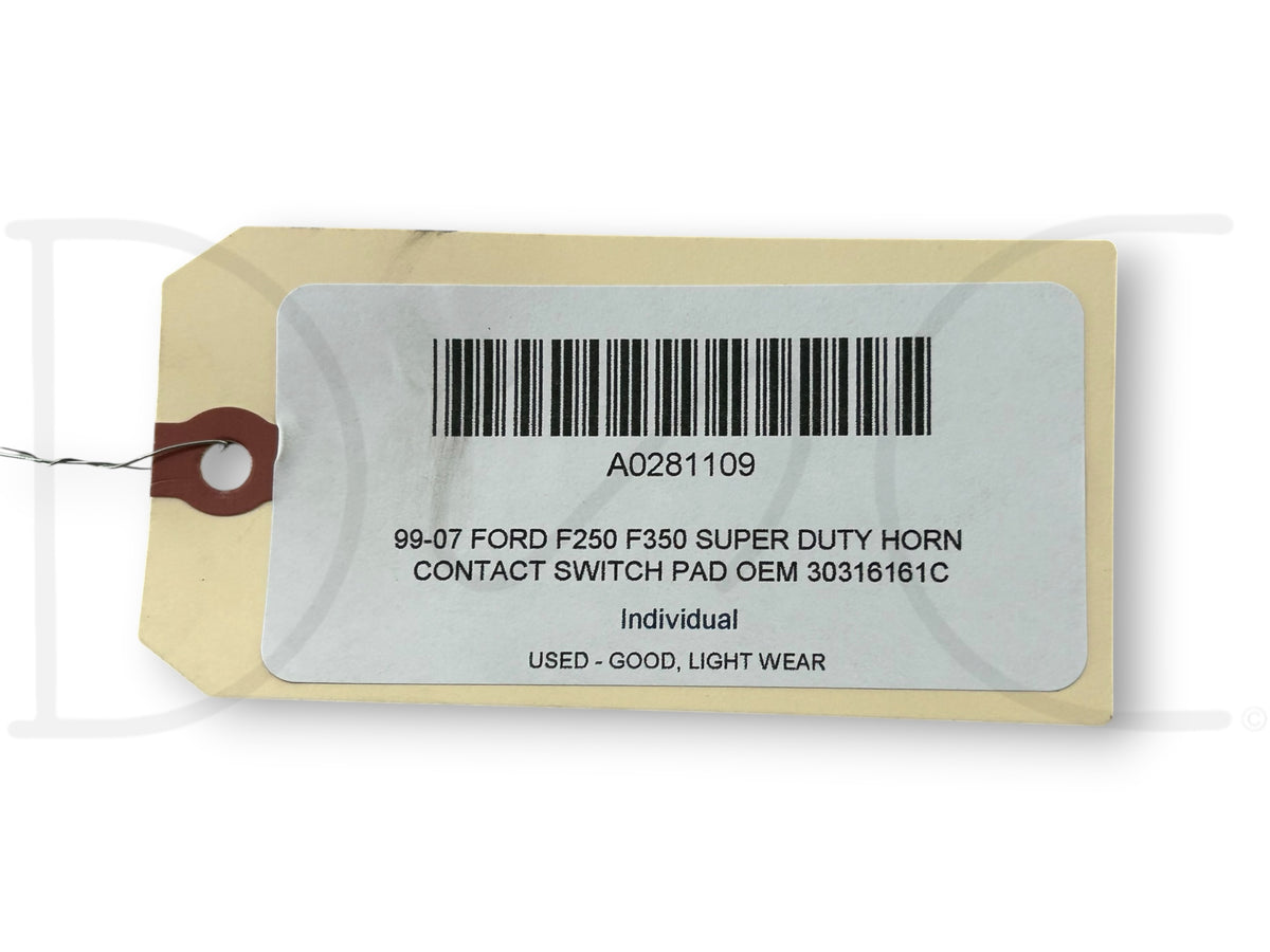 99-07 Ford F250 F350 Super Duty Horn Contact Switch Pad OEM 30316161C