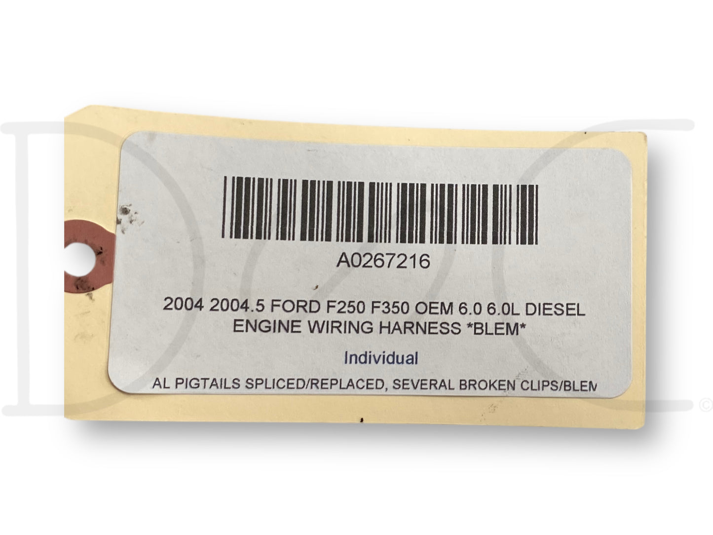 2004 2004.5 Ford F250 F350 OEM 6.0 6.0L Diesel Engine Wiring Harness *Blem*