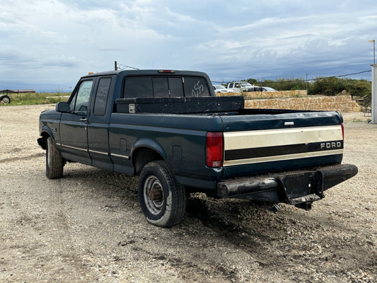 94-97 Ford F250 F350 Hood Nb Green