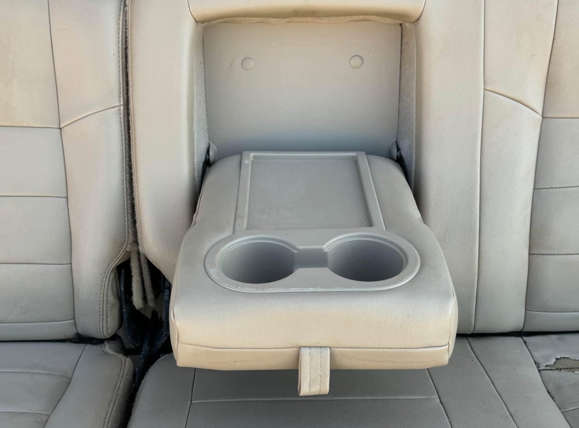 11-16 Ford F250 F350 Crew Cab Rear Bench Seat 60/40 Tan Leather