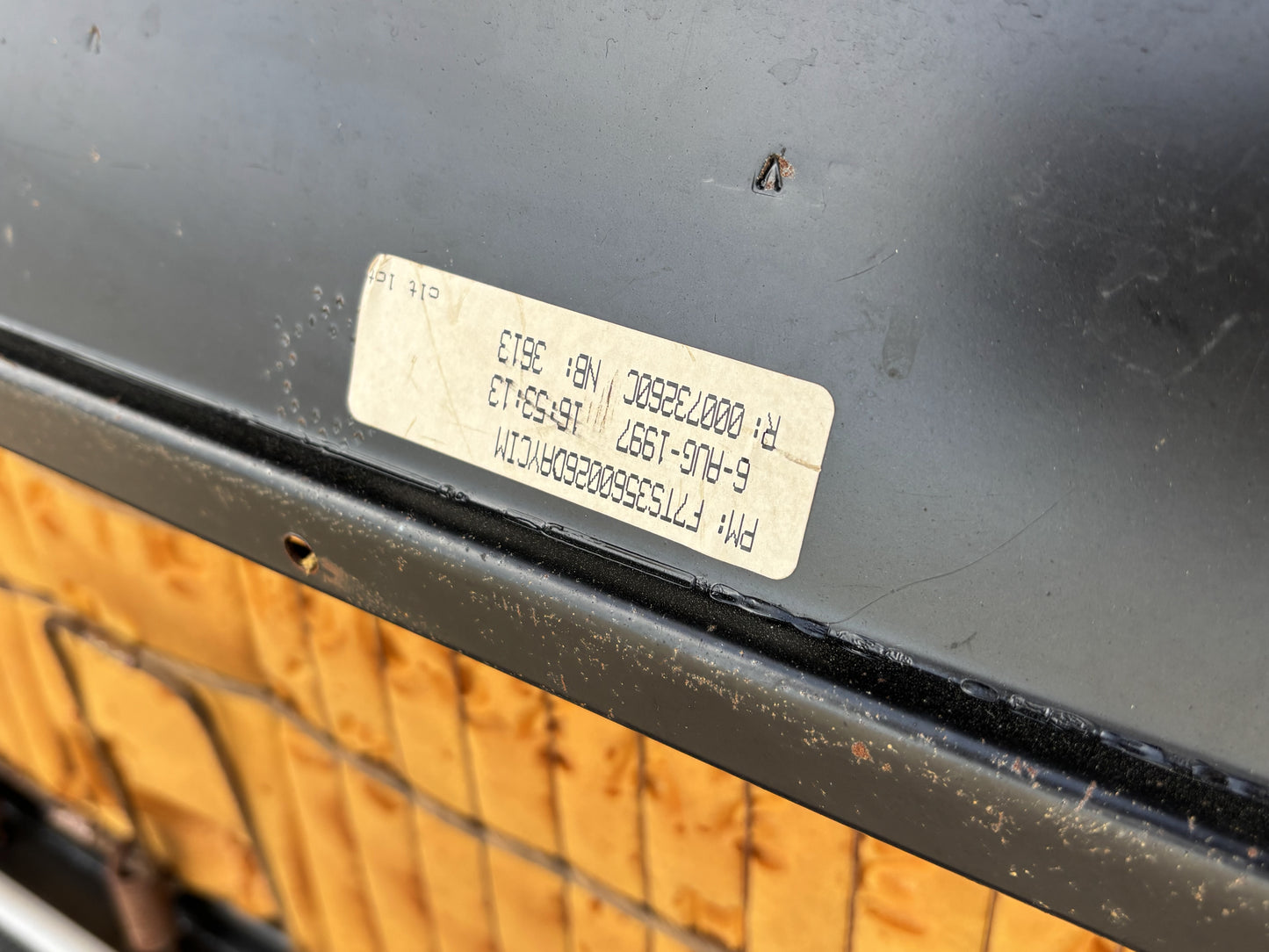 92-96 Ford F150 F250 97 F350 Manual Bench Seat W/ Armrest Opal Gray Cloth