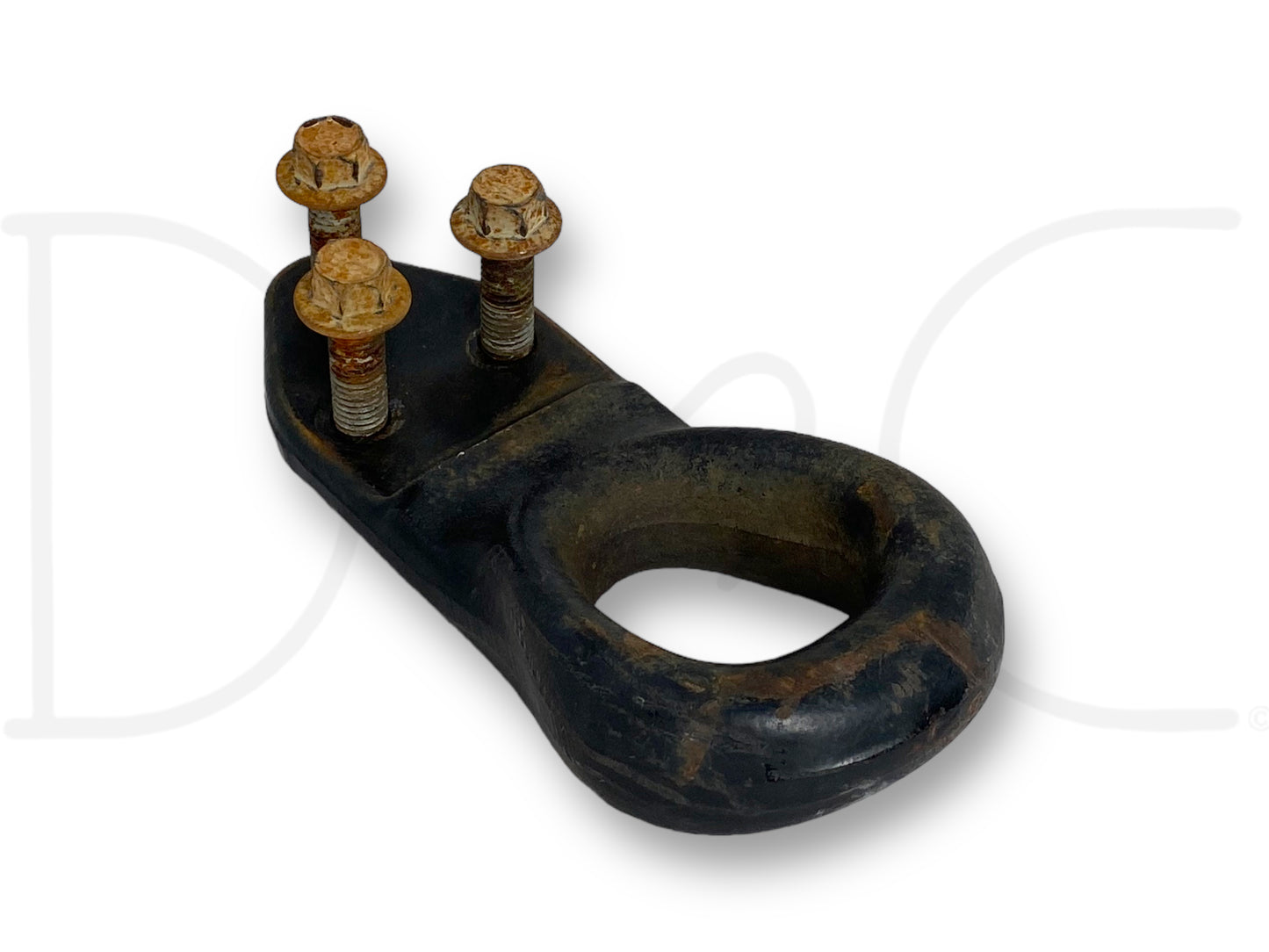 1999 99 Ford F250 F350 Tow Hook Recovery Loop Black W/ Bolts F81A-17A954-Aa