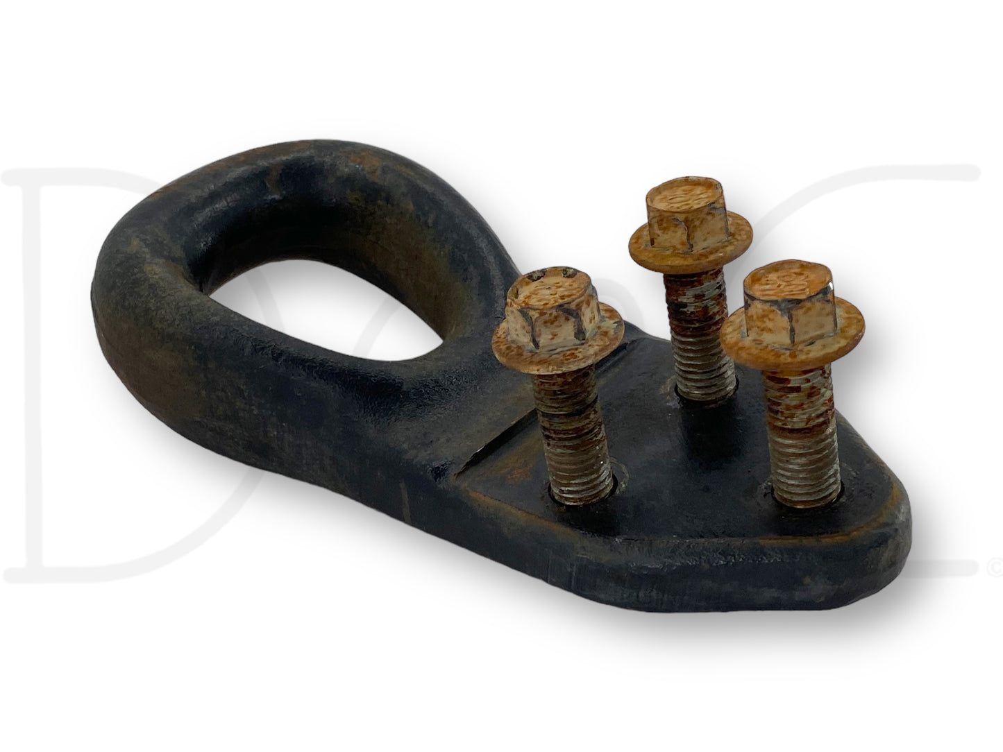 1999 99 Ford F250 F350 Tow Hook Recovery Loop Black W/ Bolts F81A-17A954-Aa