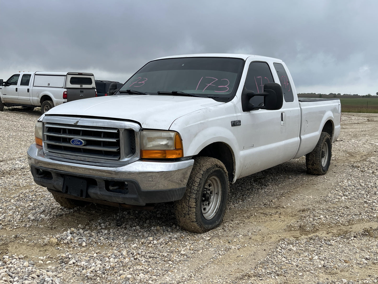 1999-2007 Ford F250 F350 Front RH Right Passenger Door White