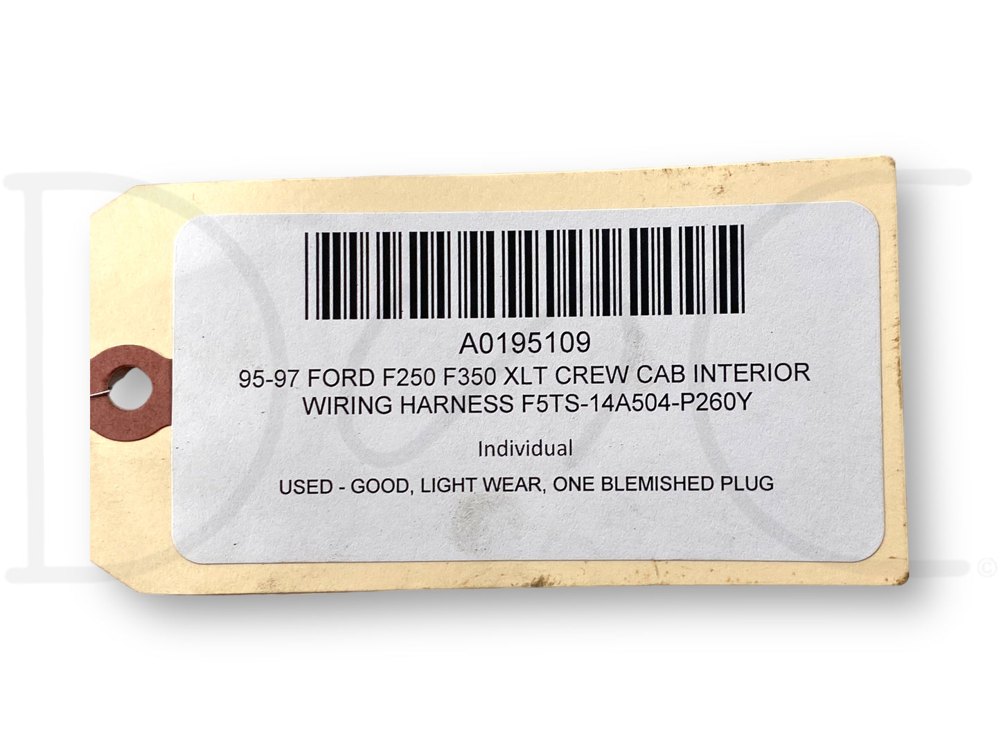 95-97 Ford F250 F350 XLT Crew Cab Interior Wiring Harness F5Ts-14A504-P260Y