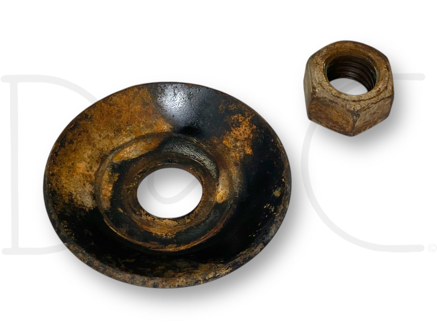 99-07 Ford F250 F350 Front Lower Coil Spring Retainer Washer W/ Nut 2WD
