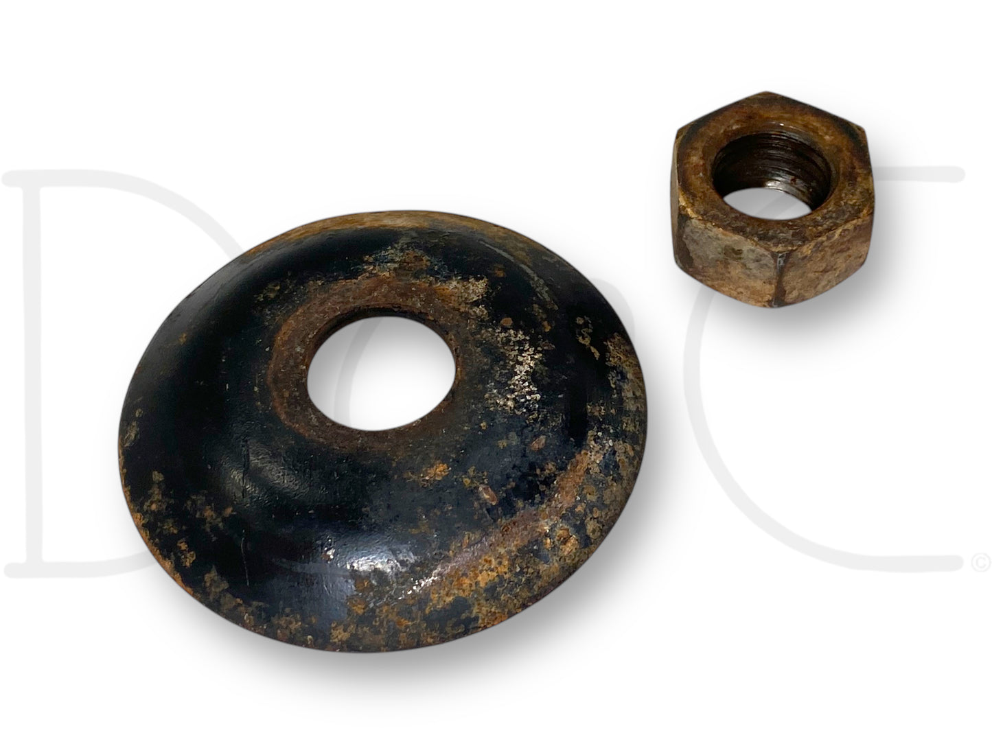 99-07 Ford F250 F350 Front Lower Coil Spring Retainer Washer W/ Nut 2WD