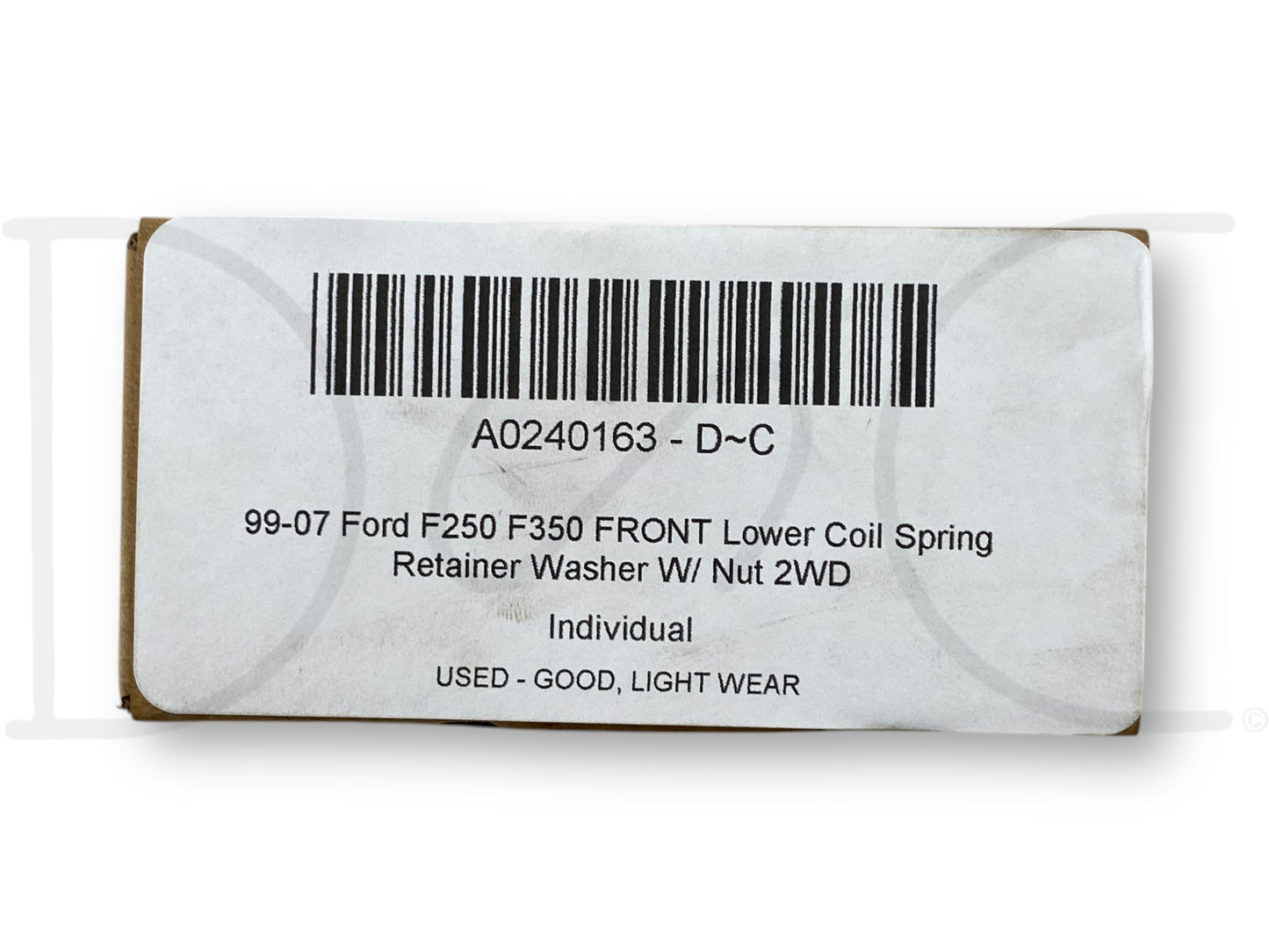 99-07 Ford F250 F350 Front Lower Coil Spring Retainer Washer W/ Nut 2WD