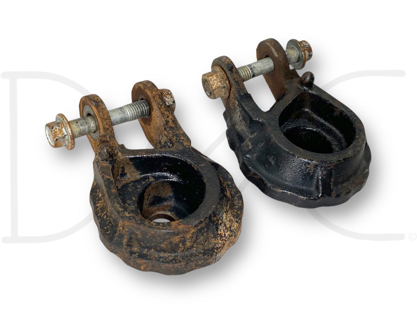 99-07 Ford F250 F350 Front Coil Spring Seat Lower Set Left Right 2WD OEM