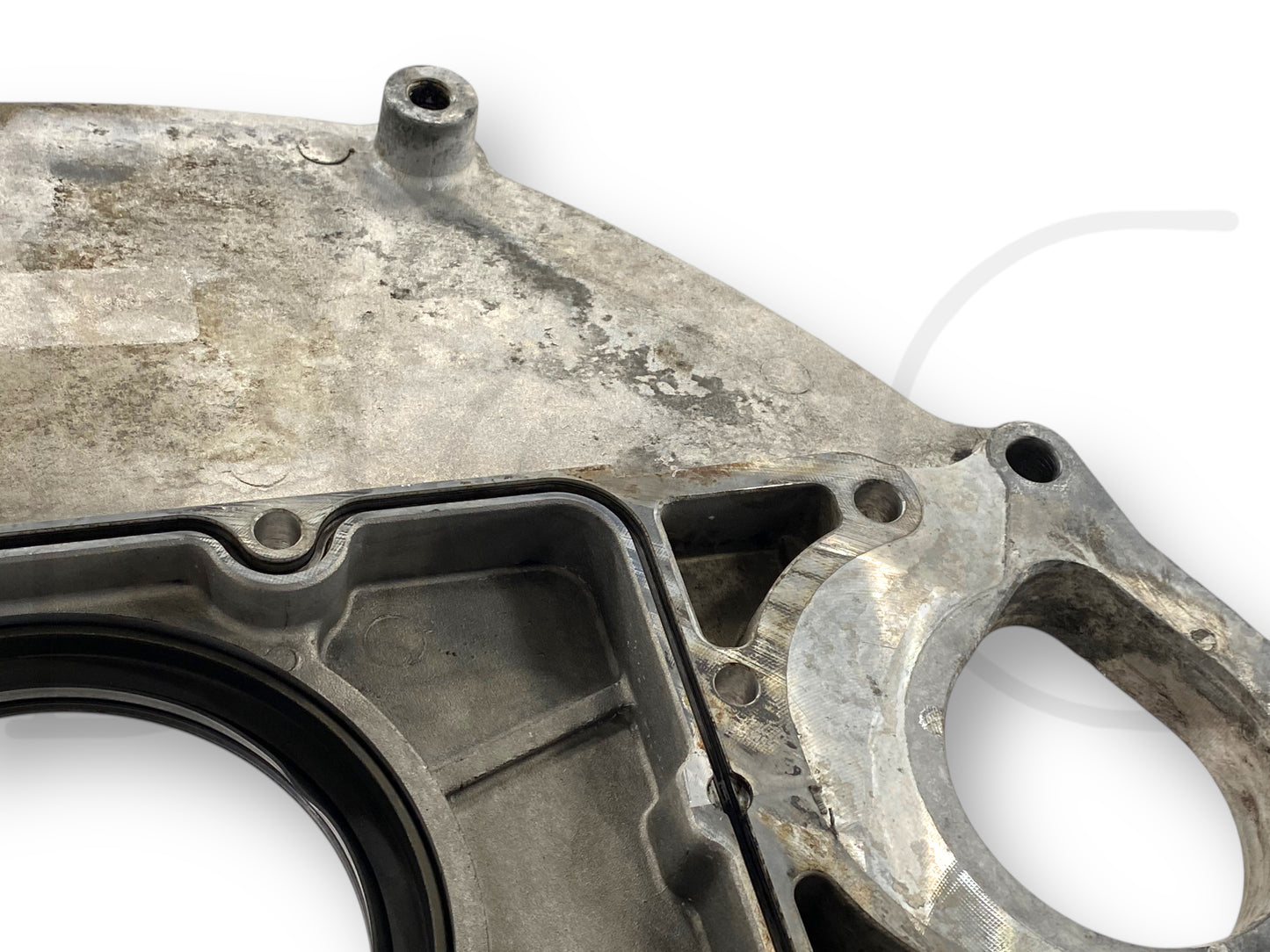 03-07 Ford F250 F350 6.0 ZF6 Manual Trans Rear Engine Adapter Plate 1838870C1